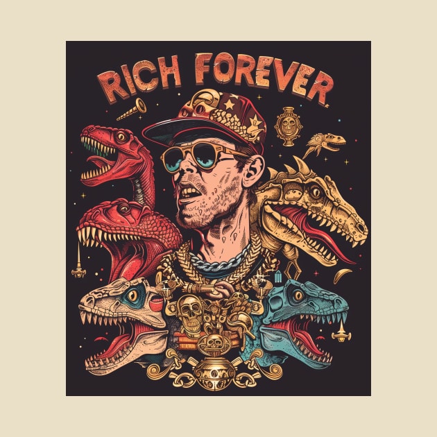 Rich Forever Dinosaur White Boi by BreastlySnipes