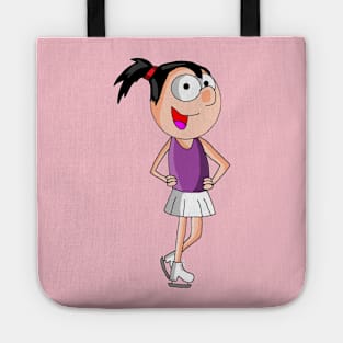 Figure Ice Skater Tote