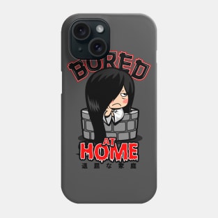 Funny Kawaii Stay Home Ghost Quarantine Spooky Sadako Japanese Meme Phone Case