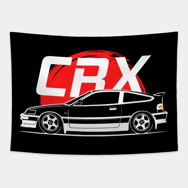 JDM CR X Tapestry by GoldenTuners