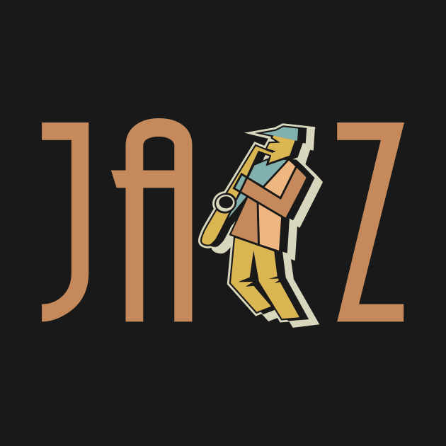 Jazz Logotype Art-Deco Style by jazzworldquest