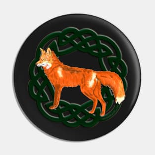 Celtic Fox Pin