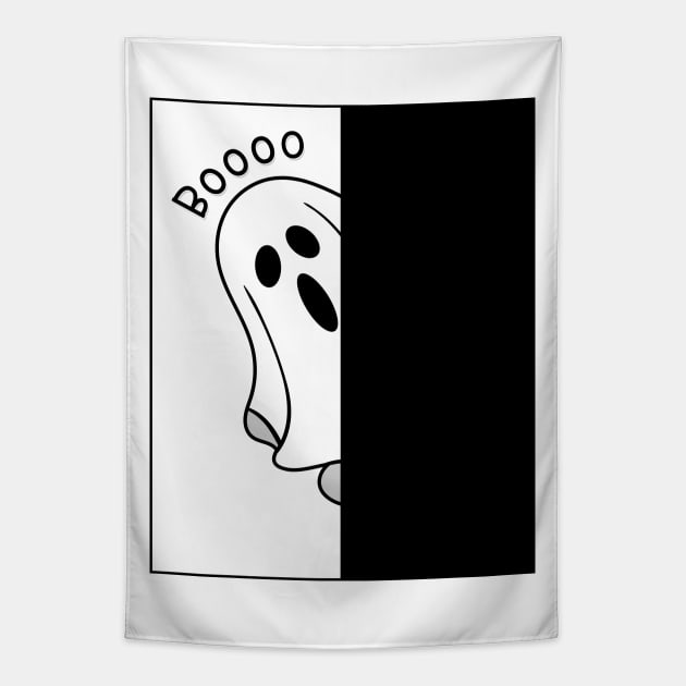 BOO Halloween Tapestry by Fashioned by You, Created by Me A.zed