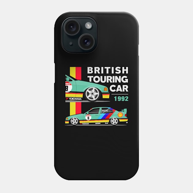 E36 BRITISH TOURING CAR Phone Case by shketdesign