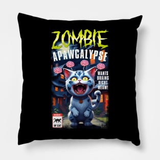 Zombie Apawcalypse Pillow