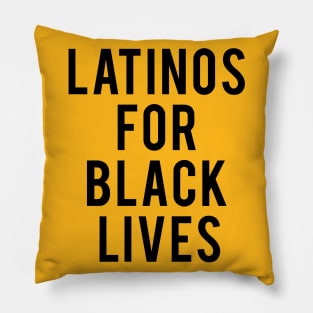 latinos for black lives Pillow