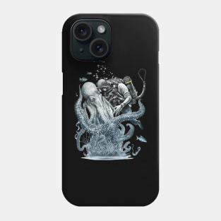 Scubadiving with Octopus Phone Case