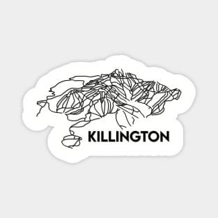 Killington VT Trail Map | Killington Ski Resort Trails Magnet