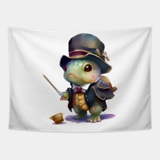 Baby Turtle Magician Tapestry