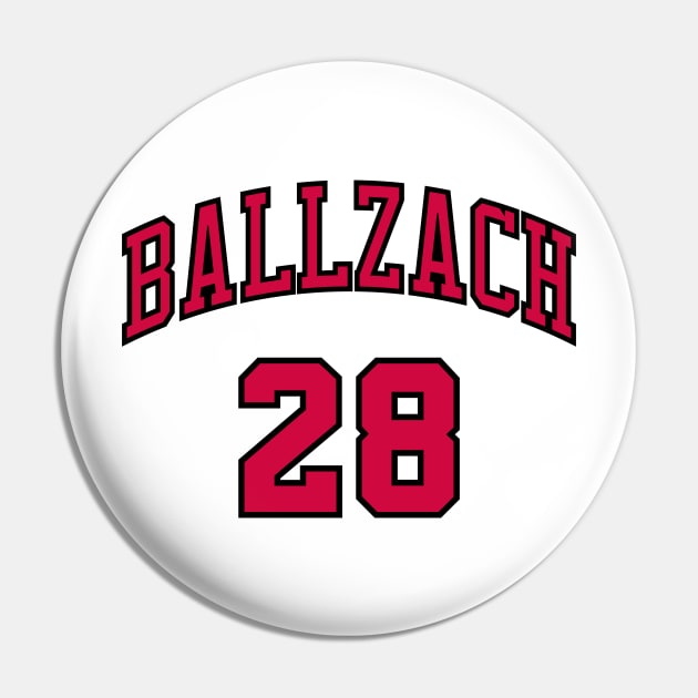 BallZach - White Pin by KFig21