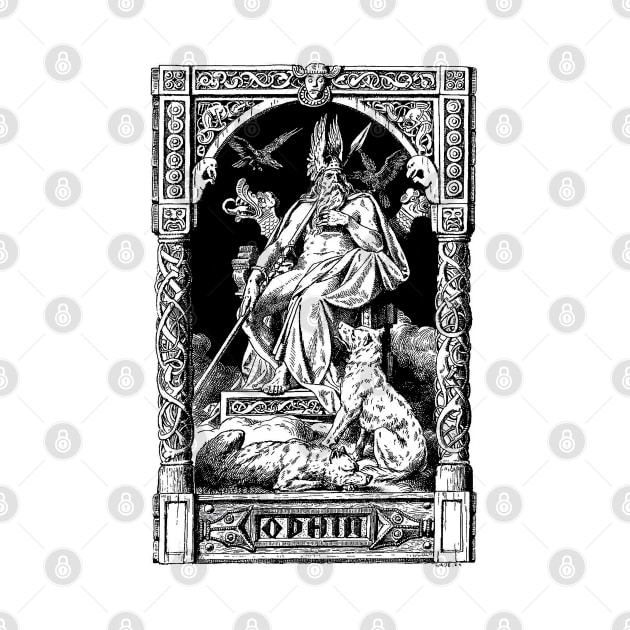 Odin, Johannes Gehrts 1901 by immortalpeaches