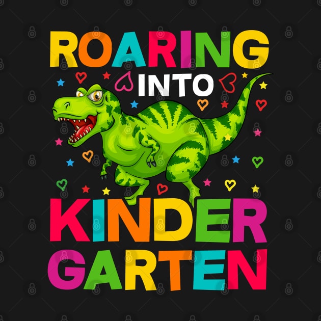 Roaring Into Kindergarten With T-Rex and Hearts by Harlems Gee