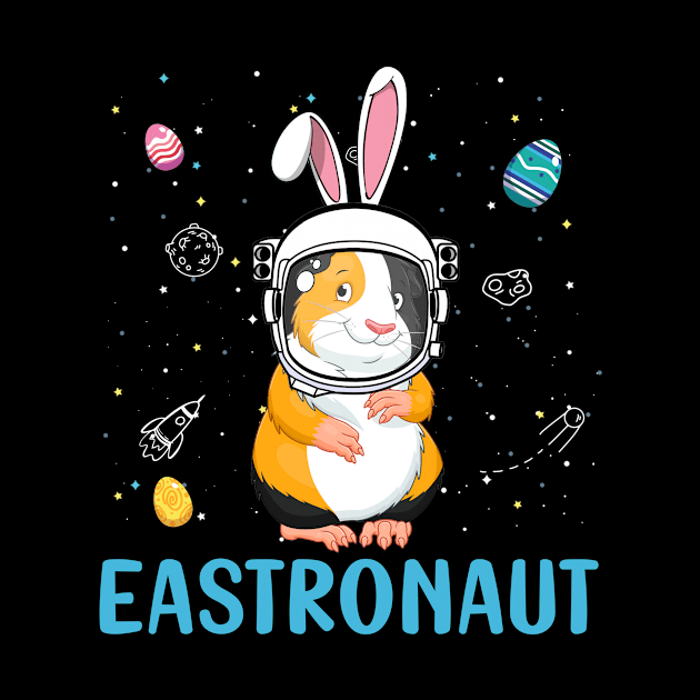 Eastronaut Guinea Pig Astronaut Easter Day by cruztdk5
