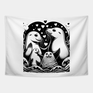 Seal Lover Sea Lion Seals Girls Boys Women Tapestry