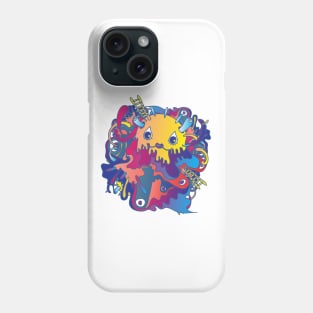 Abstract doodles illustration Phone Case