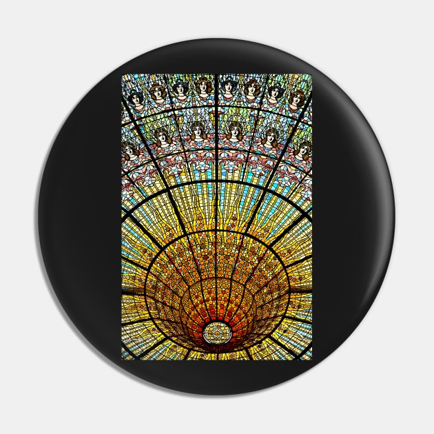 Skylight in the Palau de la Musica Catalana Pin by Cretense72