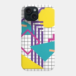 Memphis Pattern 65 / 80s Retro Phone Case