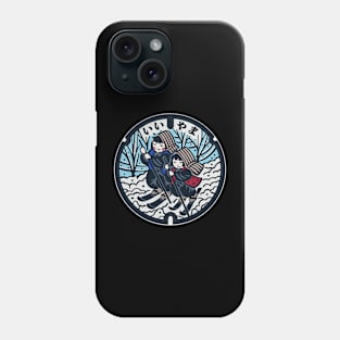 Iiyama City Manhole Cover Art Phone Case