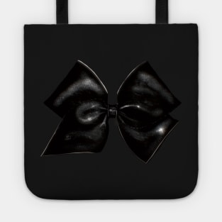 Black Gothic Classic Ribbon (Black Background) Tote