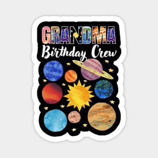 Grandma Birthday Crew Magnet