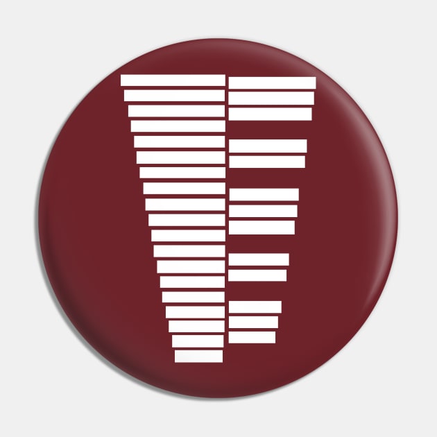 Minimalist Marimba Pin by Dawn Anthes