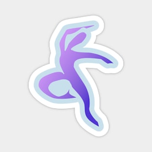 purple dancer 1 Magnet