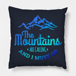 Hiking Mountains Pillow