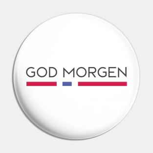 god morgen Norway t-shirt Pin