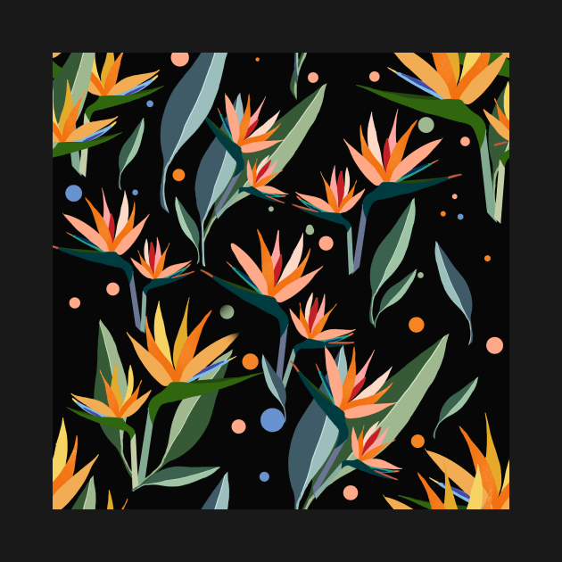 Bird of paradise pattern by atep