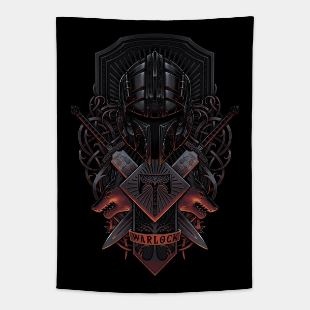 Iron Lord Warlock Tapestry by IanPesty