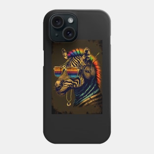 Zebra wearing Sunglasses Phone Case