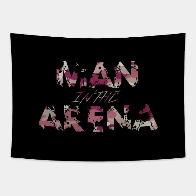 Man in the Arena Tapestry by StupidHead