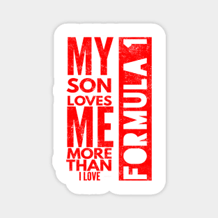 Father Son Formula 1 Magnet