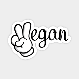 VEGAN hand Magnet