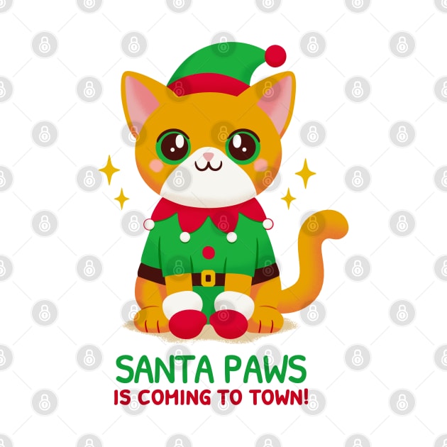 Elf Cat: Santa Paws Little Helper by 1BPDesigns