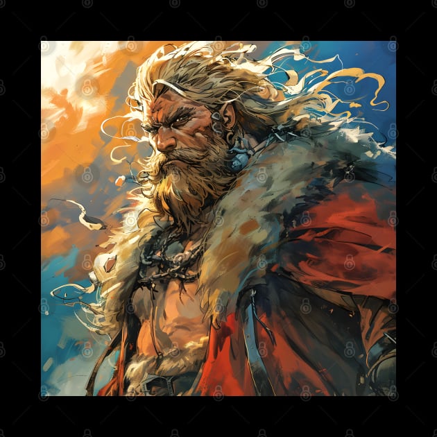 Saga of the Norse: Viking Exploration, Epic Tales, and Anime-Manga Heritage in Vinland Saga Art by insaneLEDP