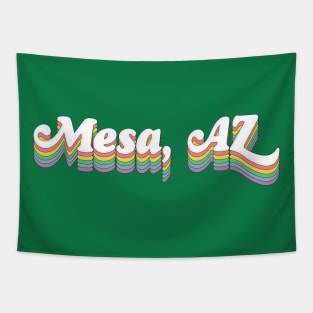 Mesa, Arizona /// Retro Typography Design Tapestry