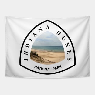 Indiana Dunes National Park shield Tapestry