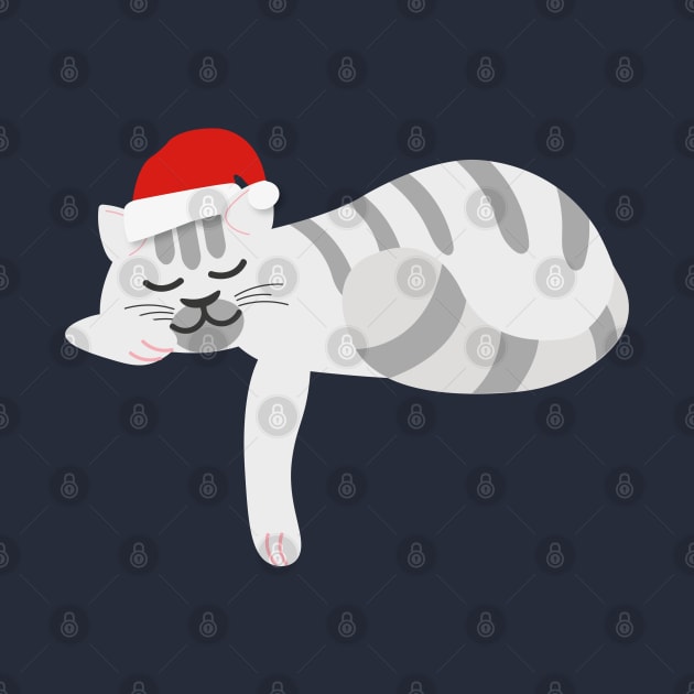 Xmas Kitten | Gift Ideas | Christmas Cat by Fluffy-Vectors