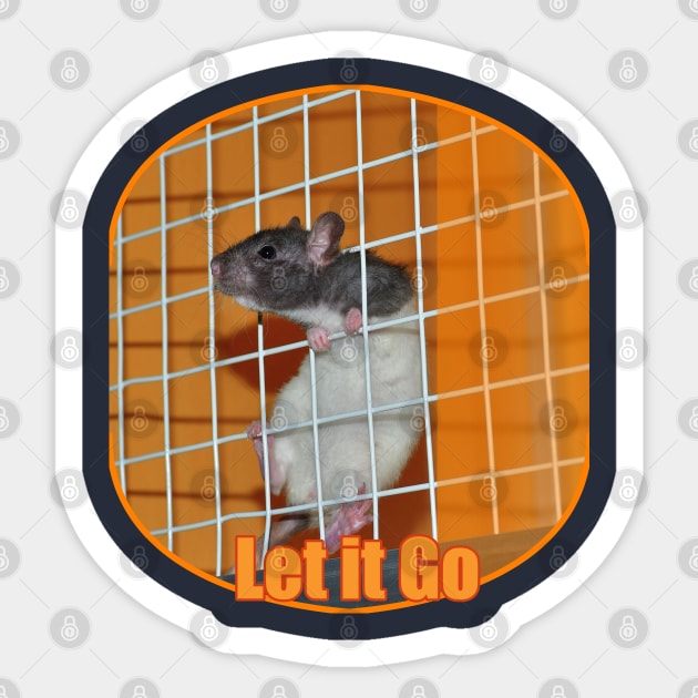 Caged animals Freedom Rat - Animals Freedom - Sticker | TeePublic