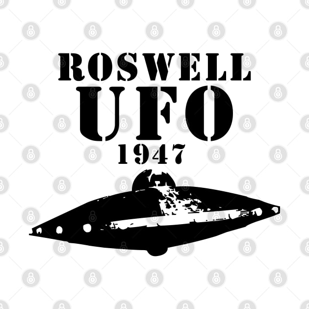 Roswell UFO 1947 by geeklyshirts