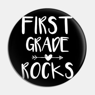 Team First 1 st Grade Rocks Teacher First Day School Last Pin