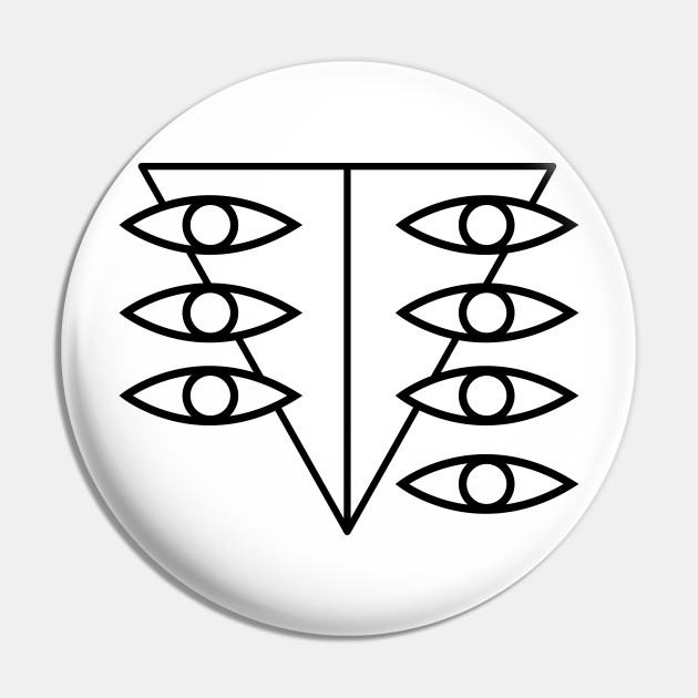 The Seele Logo Evangelion Pin Teepublic Fr It's also what is on the mask of lilith. the seele logo