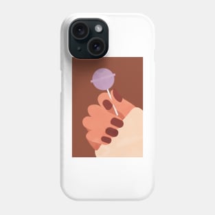 Lollipop and Nails Phone Case