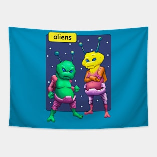 Aliens Tapestry