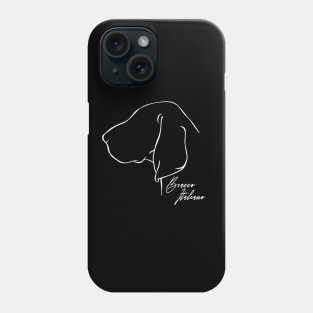 Proud Bracco Italiano profile dog lover Phone Case