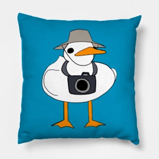 Duck on a trip Pillow