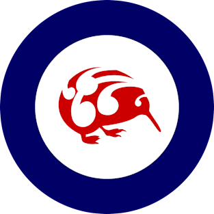 Kiwi Air Force Roundel Magnet