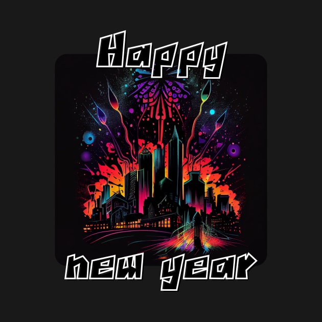 Graffiti Style - Happy New Year 4 (en) by PD-Store