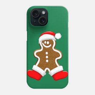 Gingerbread Man Christmas Santa Claus Cookie Phone Case